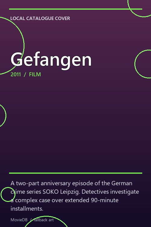 Gefangen poster