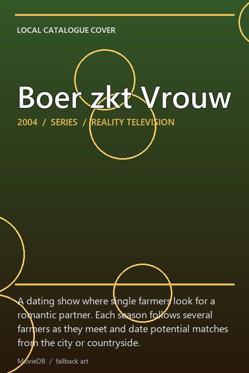 Boer zkt Vrouw poster