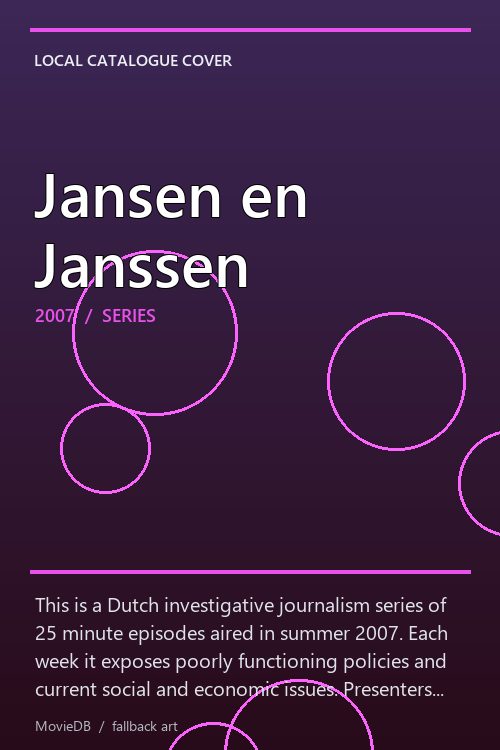 Jansen en Janssen poster
