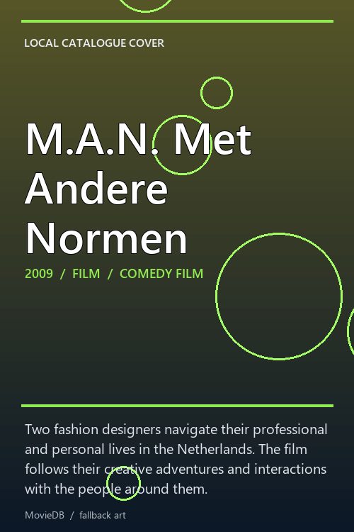 M.A.N. Met Andere Normen poster