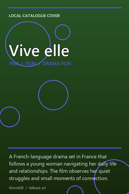 Vive elle poster