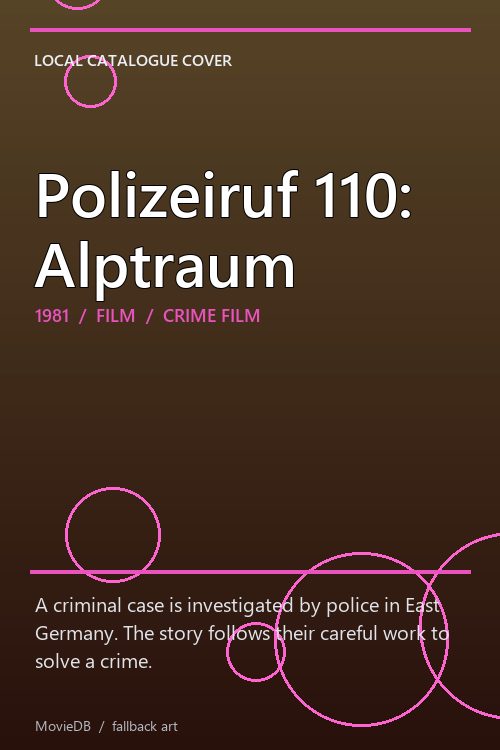 Polizeiruf 110: Alptraum poster