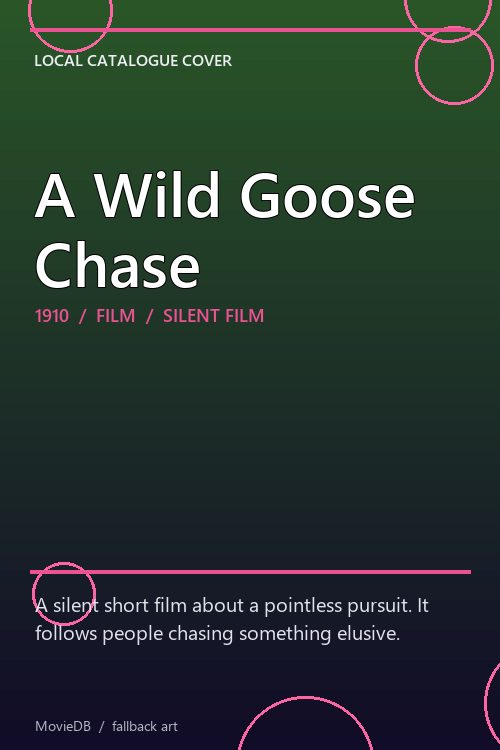 A Wild Goose Chase poster