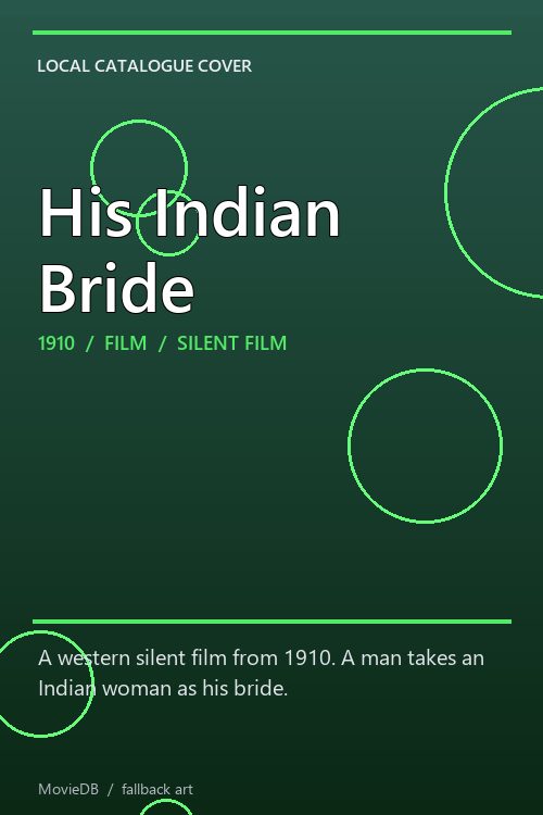 His Indian Bride poster