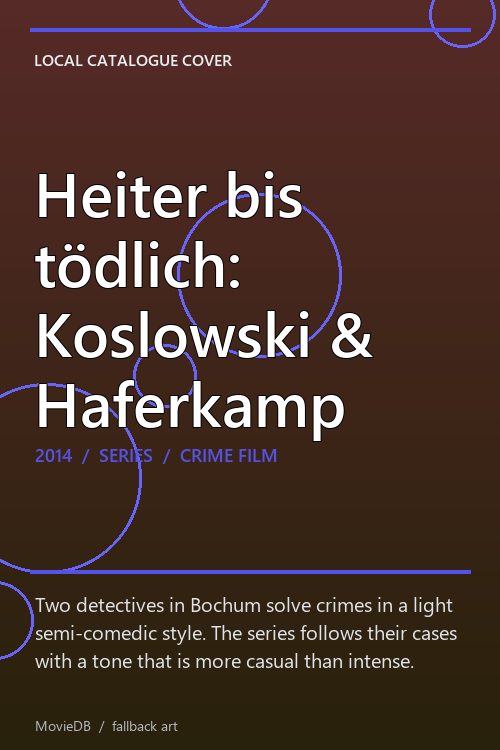 Heiter bis tödlich: Koslowski & Haferkamp poster