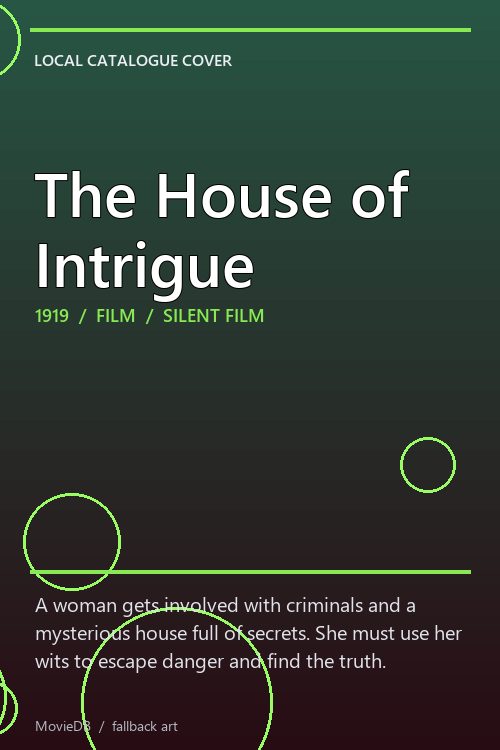 The House of Intrigue poster
