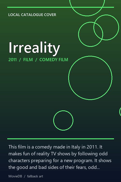 Irreality poster