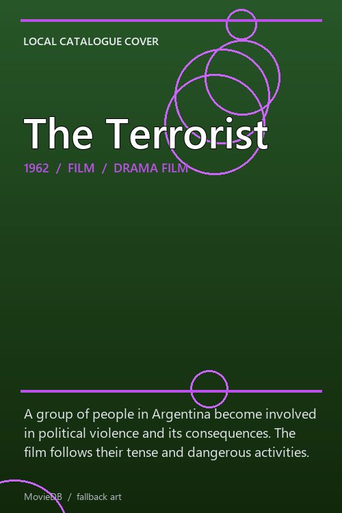 The Terrorist poster