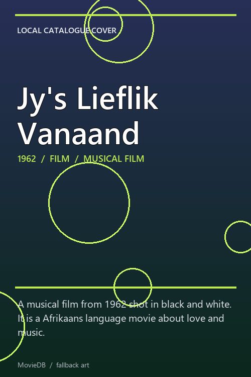 Jy's Lieflik Vanaand poster
