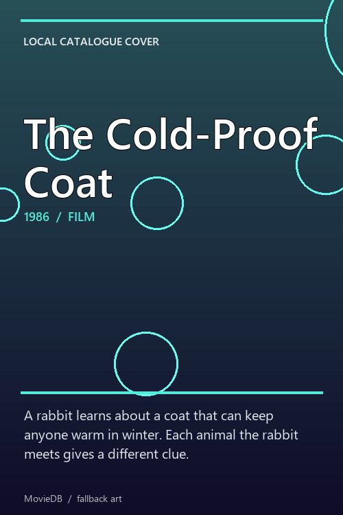 The Cold-Proof Coat poster