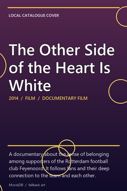 The Other Side of the Heart Is White poster