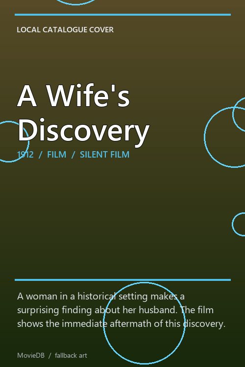 A Wife's Discovery poster