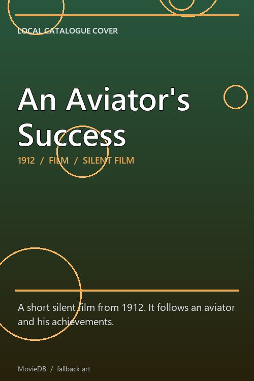 An Aviator's Success poster