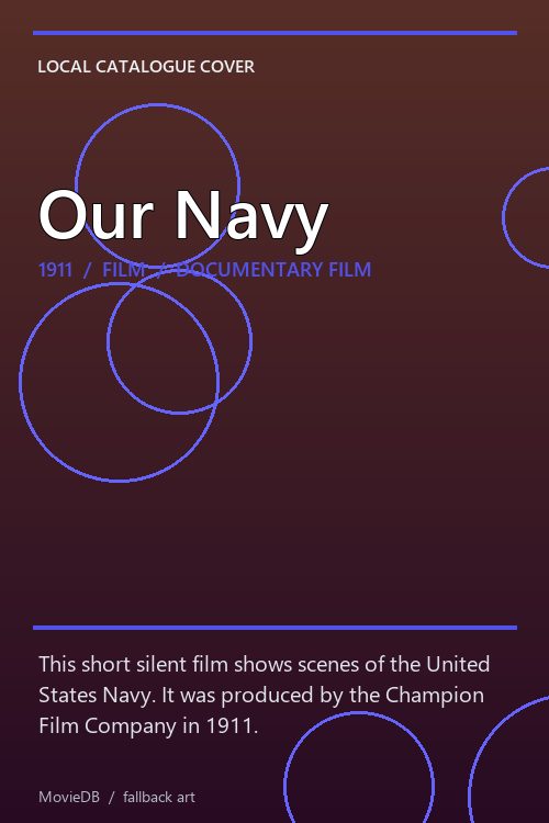 Our Navy poster
