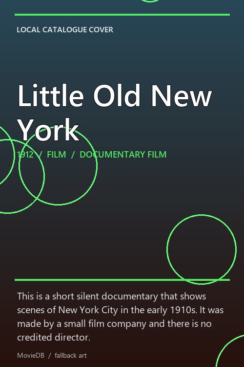 Little Old New York poster