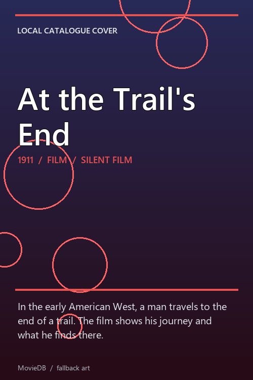 At the Trail's End poster