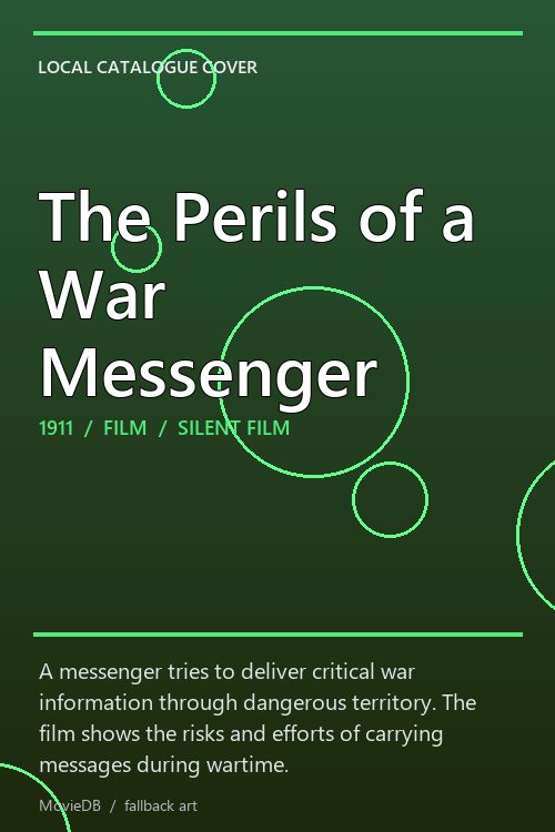 The Perils of a War Messenger poster