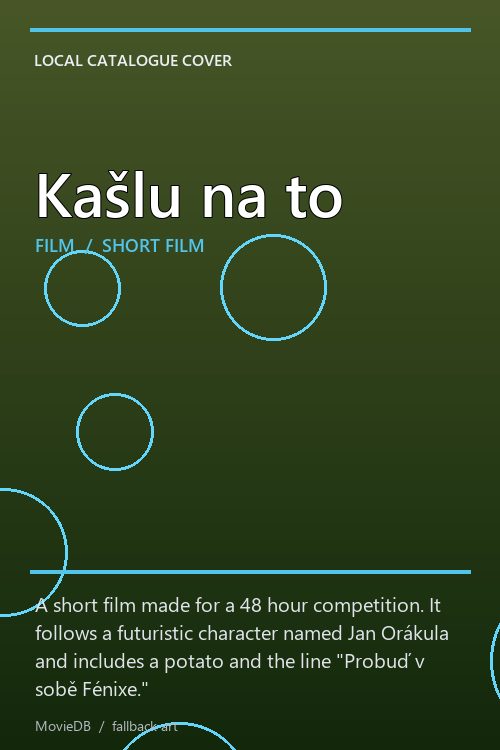 Kašlu na to poster