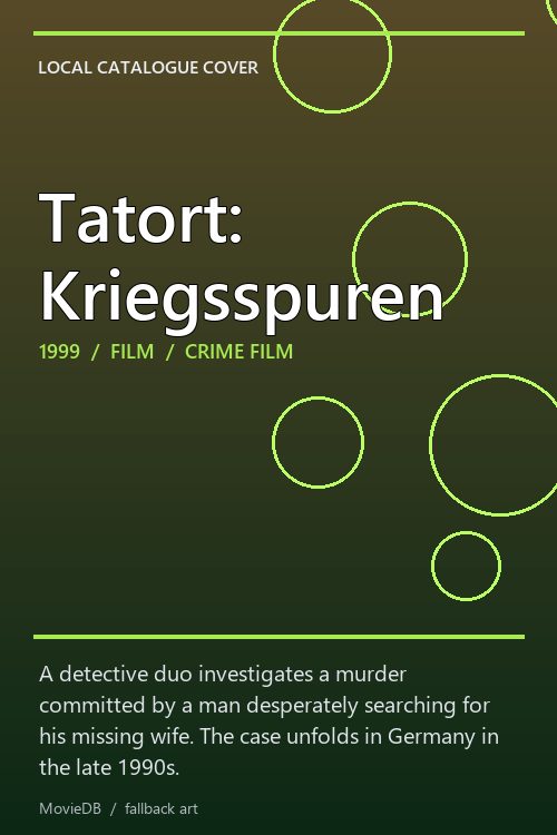 Tatort: Kriegsspuren poster