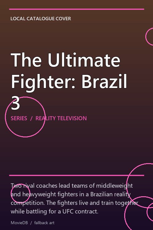 The Ultimate Fighter: Brazil 3 poster