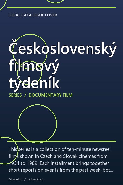 Československý filmový týdeník poster