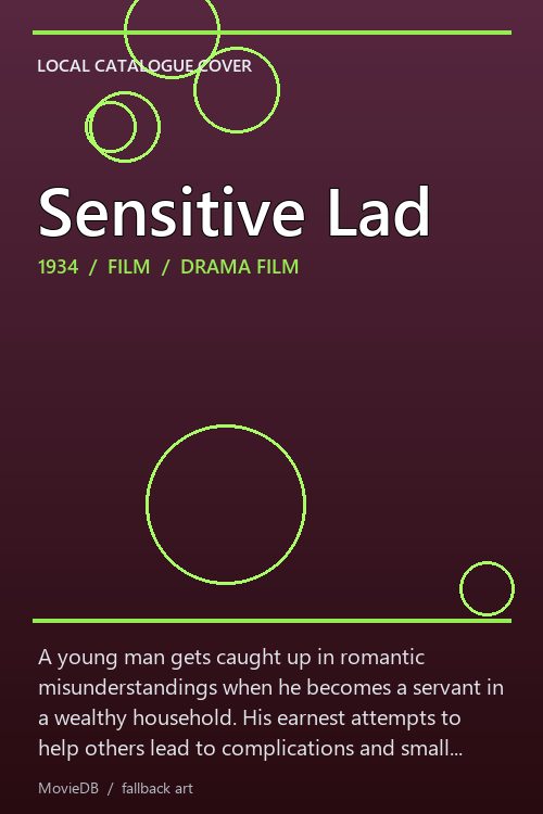 Sensitive Lad poster