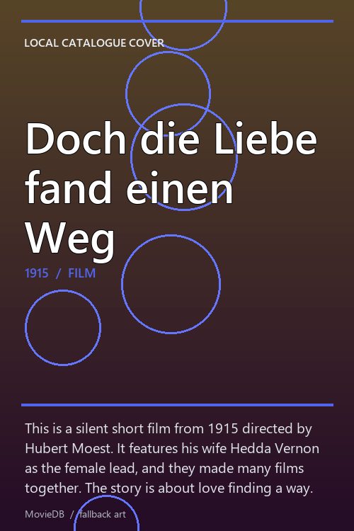 Doch die Liebe fand einen Weg poster
