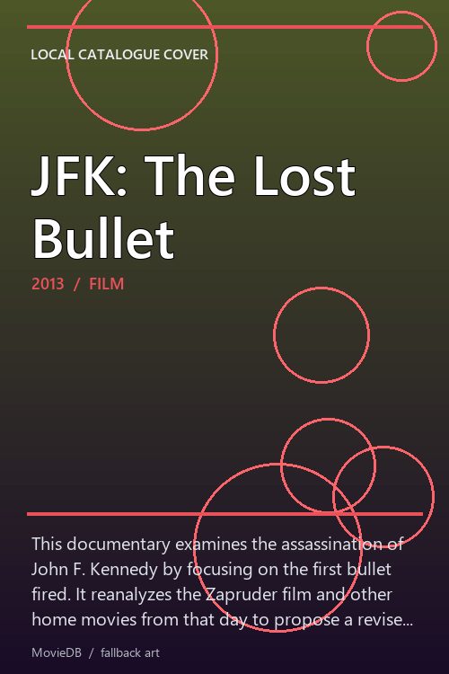 JFK: The Lost Bullet poster