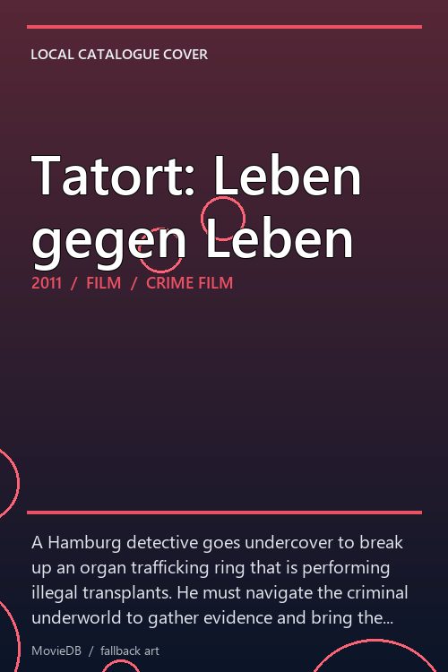Tatort: Leben gegen Leben poster