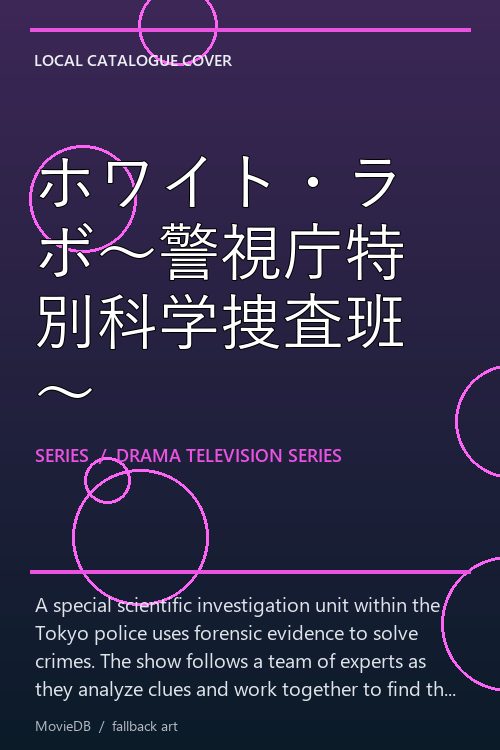 ホワイト・ラボ〜警視庁特別科学捜査班〜 poster