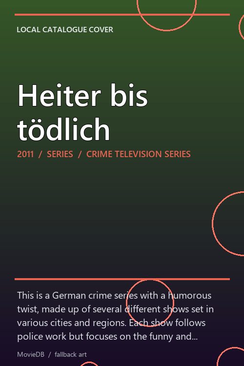 Heiter bis tödlich poster