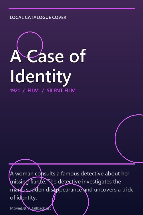 A Case of Identity poster