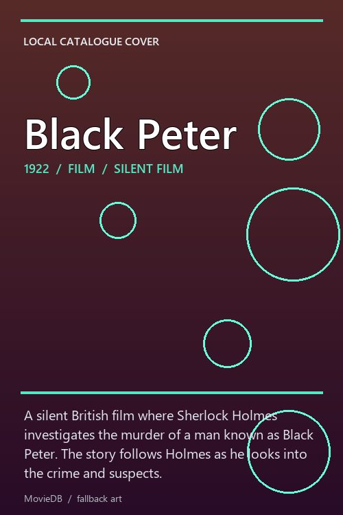 Black Peter poster