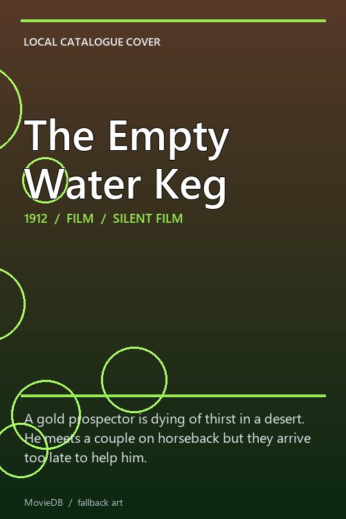 The Empty Water Keg poster