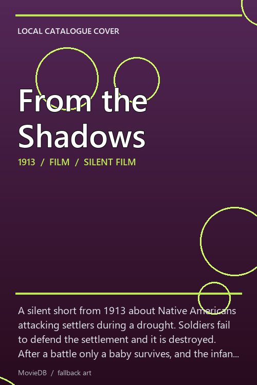 From the Shadows poster