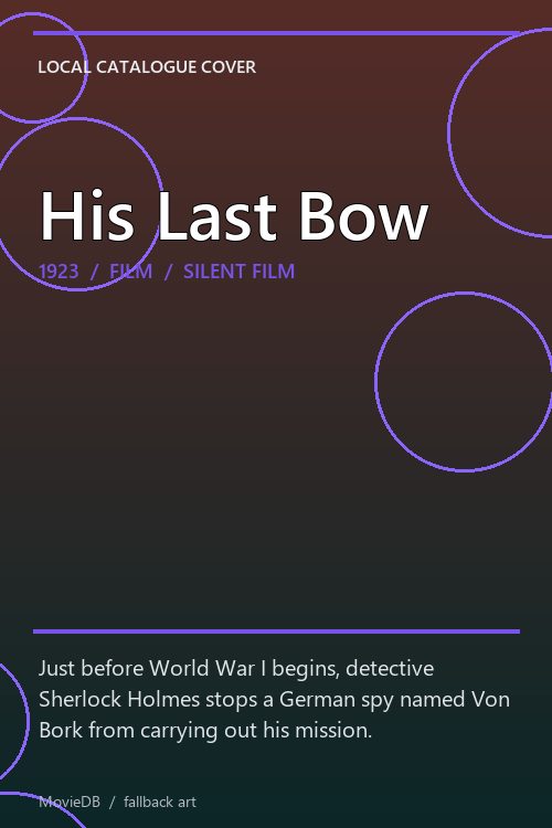 His Last Bow poster