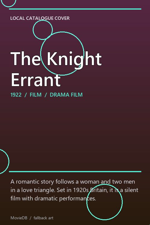 The Knight Errant poster