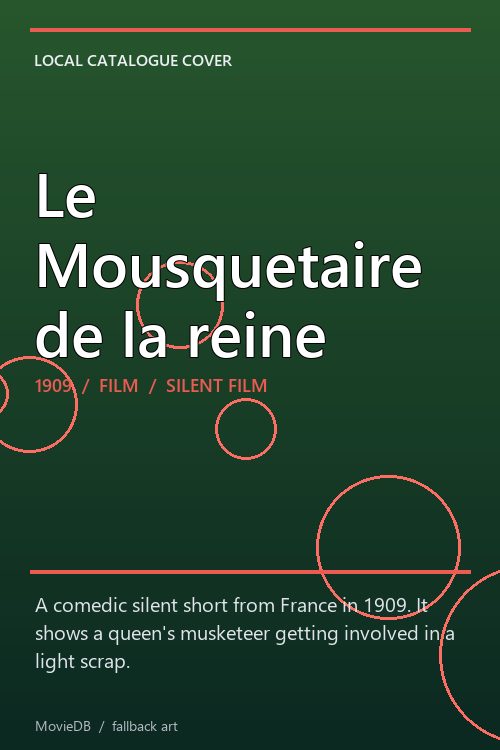 Le Mousquetaire de la reine poster