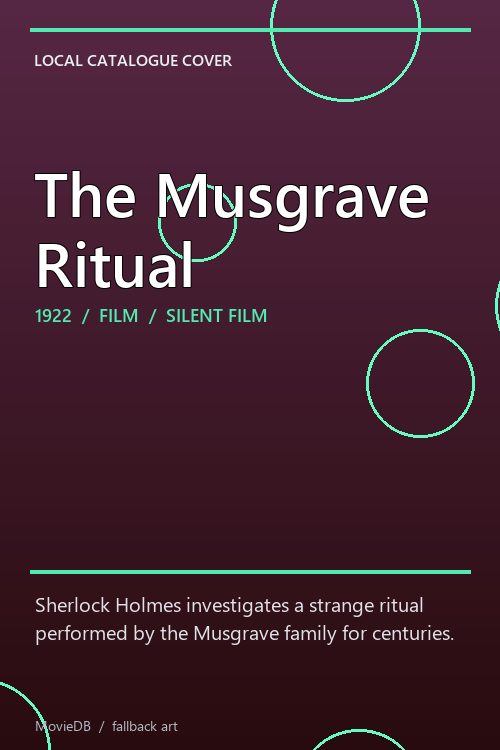 The Musgrave Ritual poster