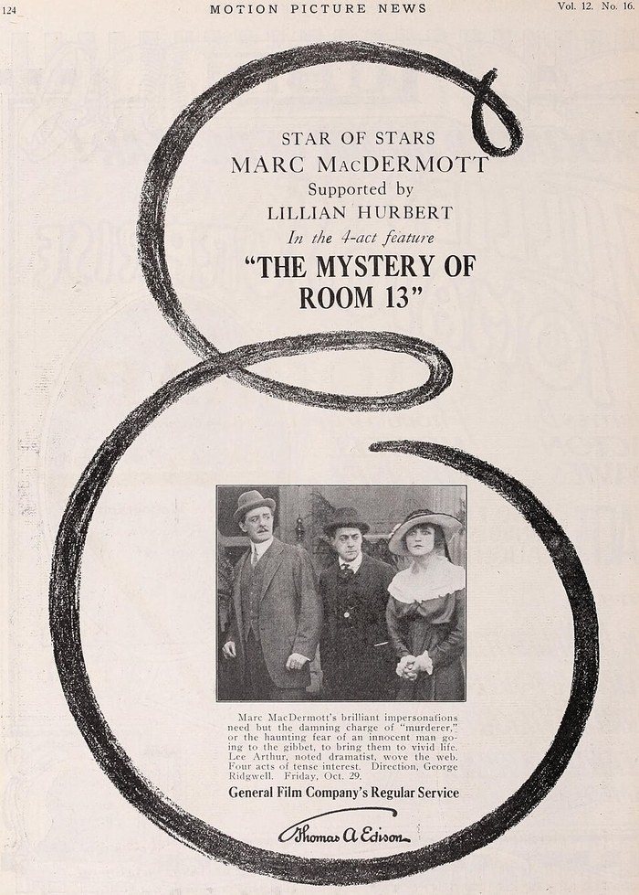 The Mystery of Room 13 poster