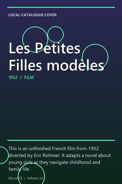Les Petites Filles modèles poster