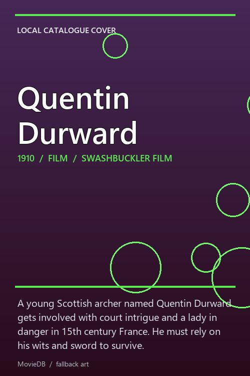 Quentin Durward poster