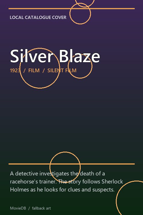 Silver Blaze poster