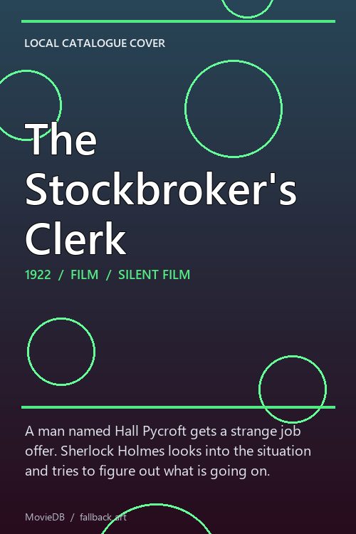 The Stockbroker's Clerk poster