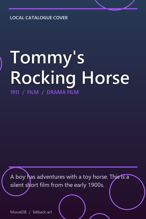 Tommy's Rocking Horse poster