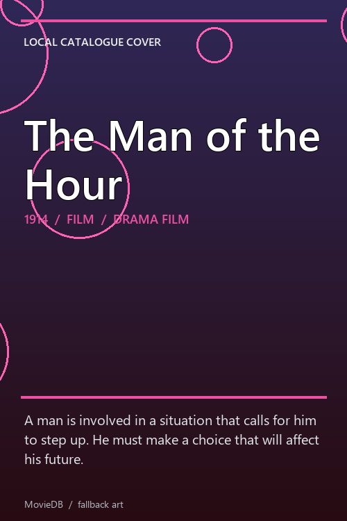 The Man of the Hour poster