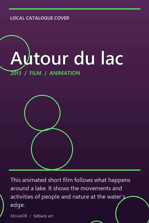 Autour du lac poster