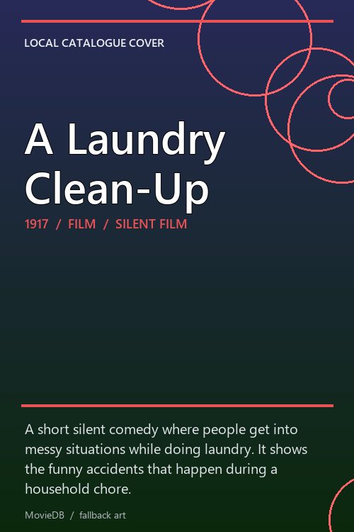A Laundry Clean-Up poster