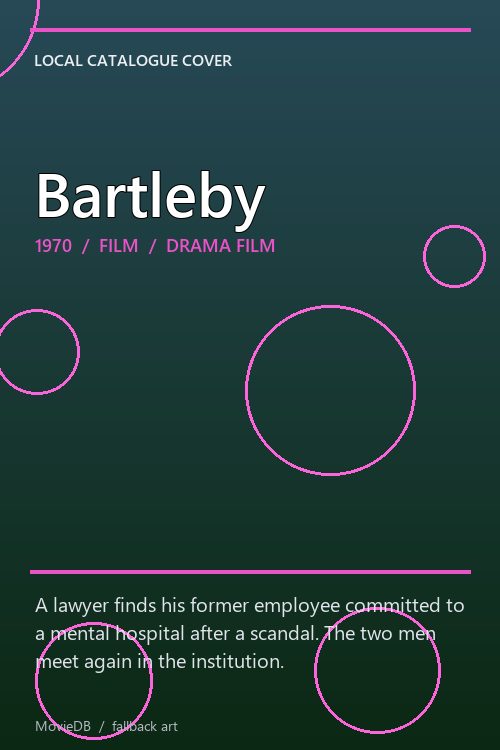Bartleby poster