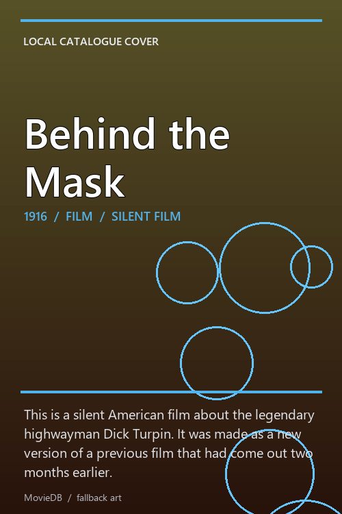 Behind the Mask poster